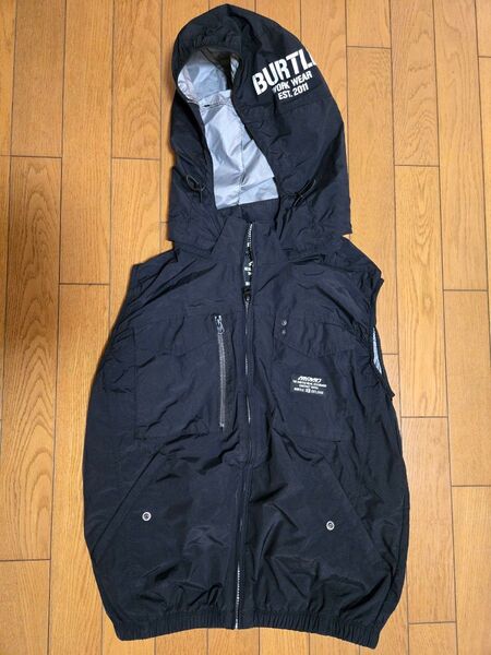 バートル空調服 数回使用美品 ACタクティカルベスト1154 Mサイズ ブラック BURTLE エアークラフト