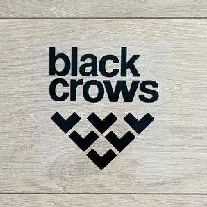 black crows ブラッククロウズ カッティングステッカーW90mm H100mm