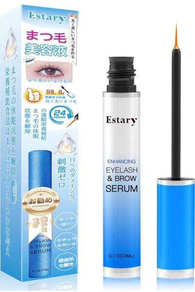 まつげ美容液 3ml 高濃度ケア ヒト幹細胞エキス配合 まつ毛集中補修 3個