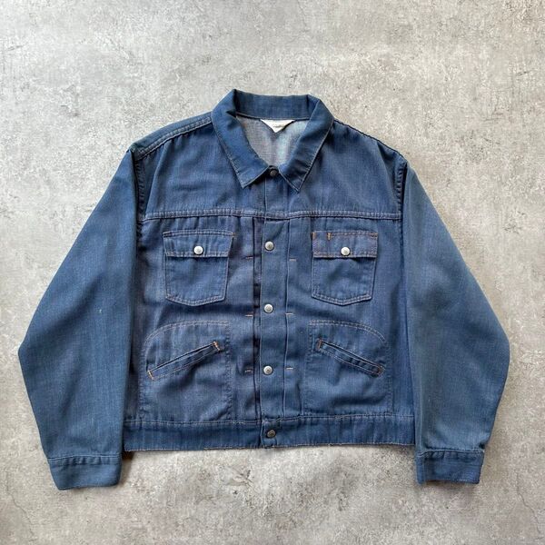 70s jcpenney gジャン/デニムジャケット 2ndタイプ 48相当