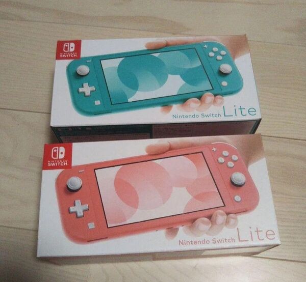 Nintendo Switch Lite 本体 ターコイズ コーラル 店舗印なし 新品未開封