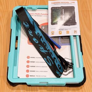 iPad11 Pro ショルダーストラップ ターコイズブルー 未使用品ストラップ付き