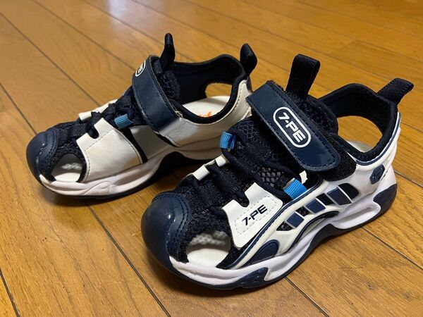 子供用ビーチサンダル 男の子・女の子対応 すべりにくい アウトドア水遊び用シューズ 20cm 水陸両用