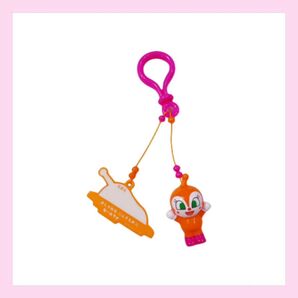 新品 アンパンマンミュージアム限定品 ドキンちゃんキーホルダー ネームタグ 非売品