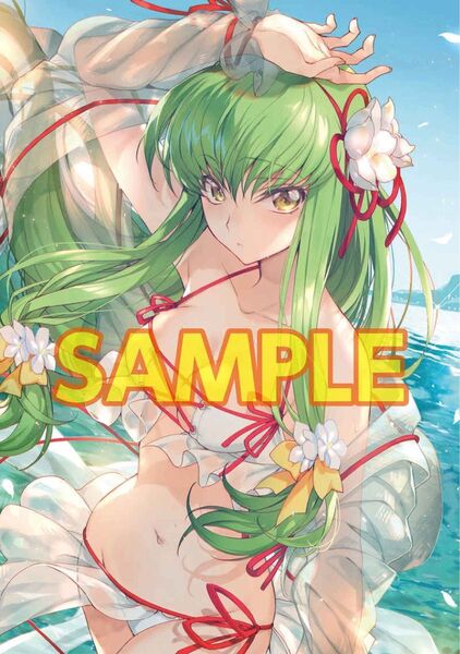 B2タペストリー C.C. 嵐月 コミケ 購入特典 CREAYUS とらのあな コードギアス
