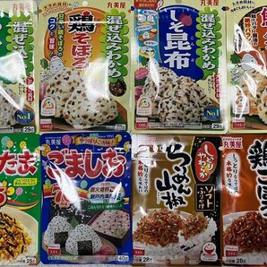 丸美屋 混ぜ込みわかめ4種 ふりかけ2種 ソフトふりかけ2種