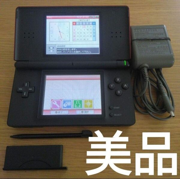 美品 ニンテンドーDS Lite DSライト クリムゾンブラック
