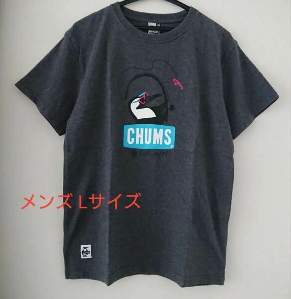 チャムス × コアマン フィッシングTシャツ メンズL CHUMS × COREMAN 半袖 ブービーバード 釣り ルアー