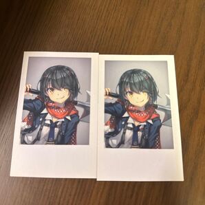 ましろ爻チェキ風カード 2枚セット