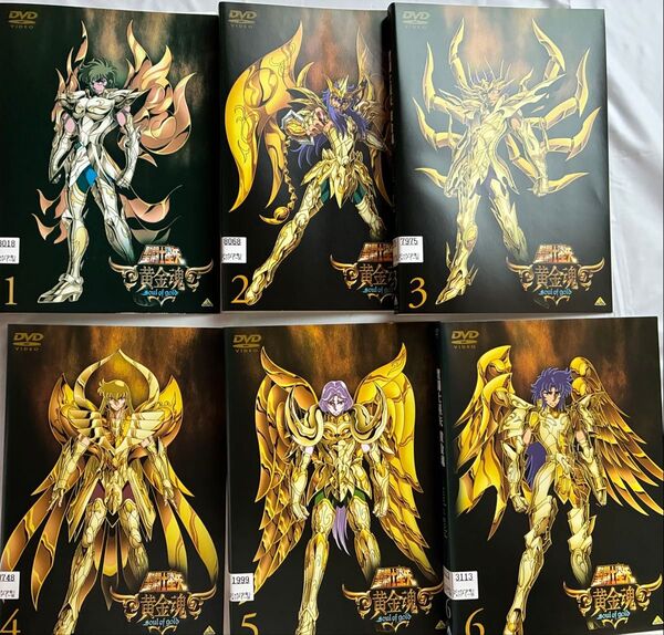 聖闘士星矢 黄金魂 DVD 全巻セット アニメ 全6巻 レンタルアップ