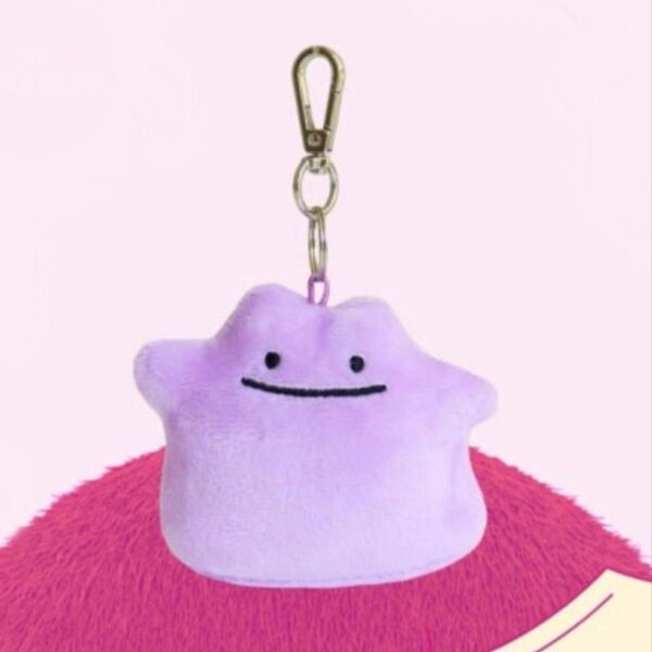 ポケモン メタモン ぬいぐるみ キーリング キーホルダー マスコット 8cm 韓国限定