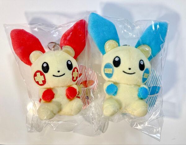 ポケモン プラスル &マイナン ぬいぐるみ キーリング キーホルダー 韓国限定