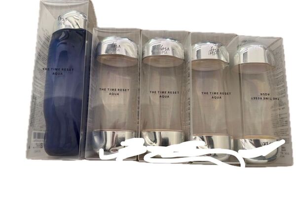 IPSA ザ・タイムR アクア 化粧水200ml×4本 限定300 ボトル 空ボトル 空箱 空き容器
