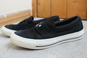 26cm CONVERSE SKATEBOADING CS LOAFER SK コンバース ローファー スリッポン 黒 ブラック US7.5