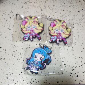 キミとアイドルプリキュア ガチャ カプセルラバーマスコット 3個セット