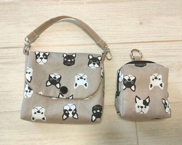 ミニポーチ小さめバッグ バッグインバッグ 小物入れ コインケース 小銭入れ ハンドメイド
