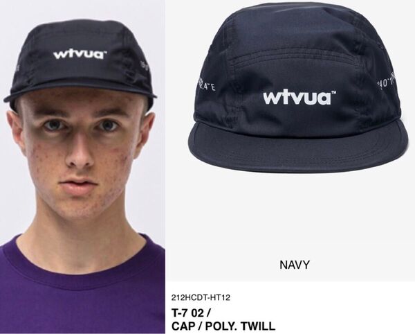 NAVY M 国内正規品 21AW WTAPS T-7 02 / CAP / POLY. TWILL