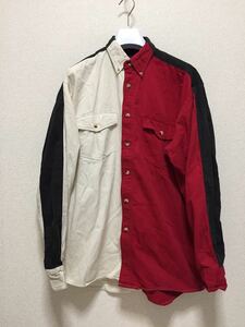 USA古着 Wrangler ラングラー WESTERN SHIRTS ボタンダウンシャツ 長袖シャツ ウエスタンシャツ ワークシャツ M