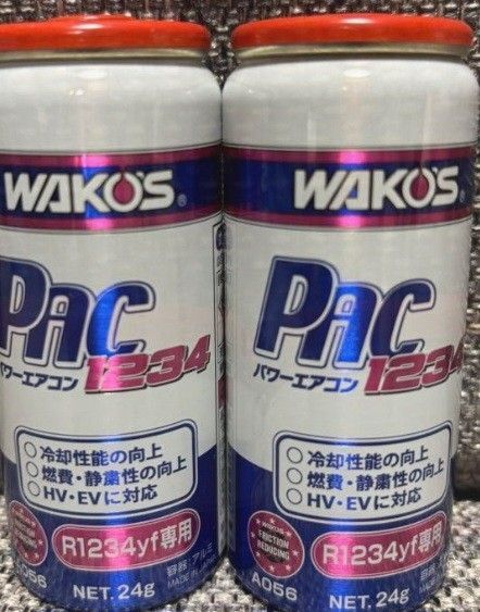 ワコーズ パワーエアコン1234×2 ステッカー×2