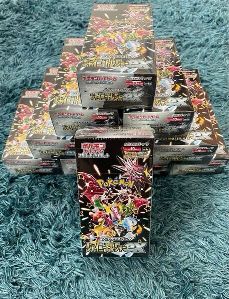 シャイニートレジャーex シュリンク付き。 10ボックス ポケモンカード