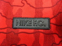 NIKE FC ナイキ AW77 FZ フーディ 迷彩柄 カモフラ レッド/チームレッド パーカー_画像3