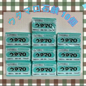 【新品未使用】ウタマロ石鹸 さわやかなハーブ系の香り 133g × 10個