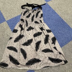 ワンピース ノースリーブ 花柄 キッズ服 100cmまで