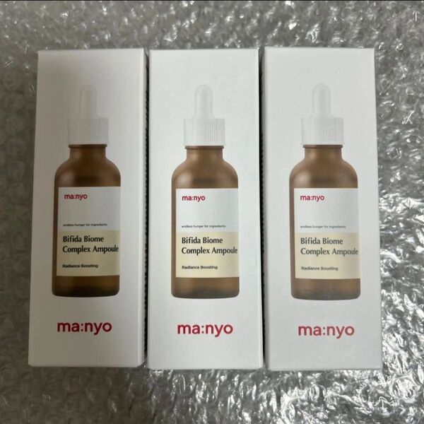 manyo ma:nyo 魔女工場 マニョビフィダ バイオーム コンプレックス アンプル 美容液 50ml 3個セット
