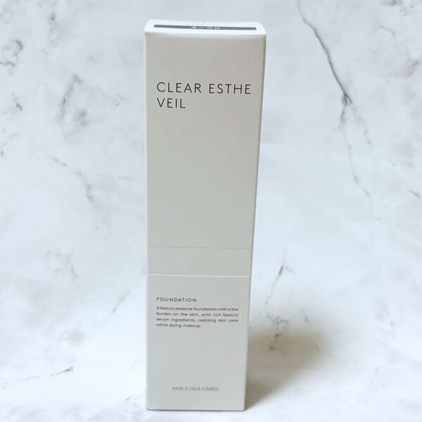 マキアレイベル クリアエステヴェール 25ml オークル リキッドファンデーション 美容液ファンデーション UVカット 日焼け止め