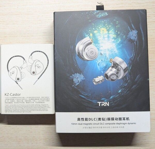 TRN conch Kz castor 黒マイク無し セット