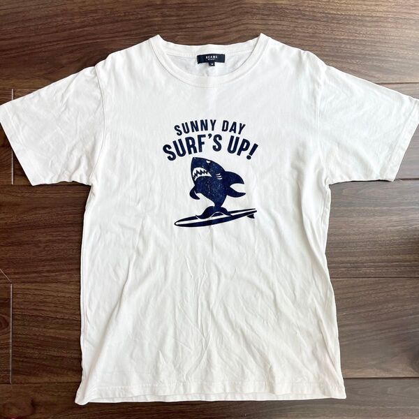 【BEAMS】 ビームスハート Tシャツ 半袖 Mサイズ メンズ ホワイト