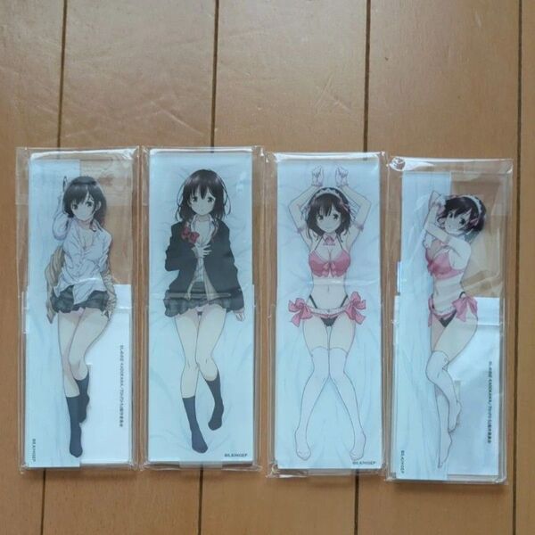 未開封 Mios ミオス 髭を剃る。そして女子高生を拾う。 荻原沙優 アクリルスタンド 4種 制服 メイド水着 ひげひろ
