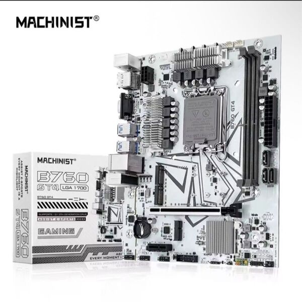 【新品未開封】MACHINIST B760 DDR4 マザーボード LGA 1700 i3/i5/i7/i9 12th 13th