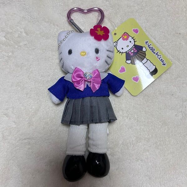 ハローキティ ぬいぐるみ キーホルダー マスコット サンリオ コギャル ストラップ 制服 足長 スタイルアップマスコット