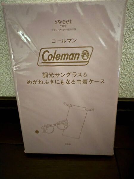 sweet 7月号付録 Coleman 調光サングラス&巾着ケース