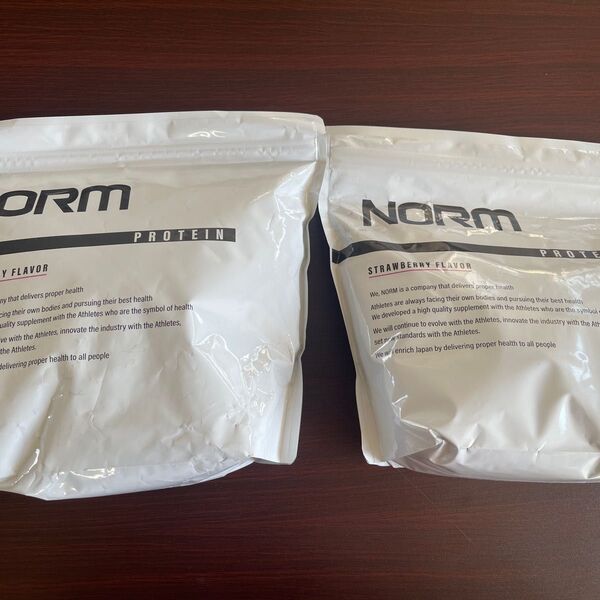 NORM プロテイン 1kg×2 ストロベリー