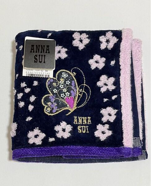 新品未使用 アナスイ ANNA SUI ハンカチ ハンドタオル
