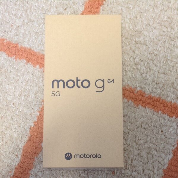 【未使用未開封】moto g64 5G(8GB/128GB)SIMフリーモデル - シルバーブルー PB2G0001JP