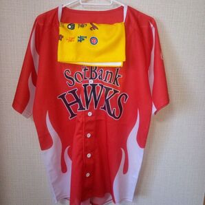 ソフトバンクホークス鷹祭ユニホーム MLBロゴ入りタオル セット