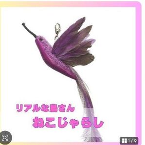 パープルねこ 猫おもちゃ 鳥 猫じゃらし 可愛い 玩具 979 ストレス解消