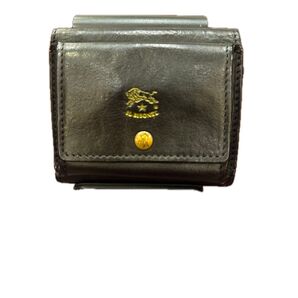 IL BISONTE 三つ折り財布 ブラック