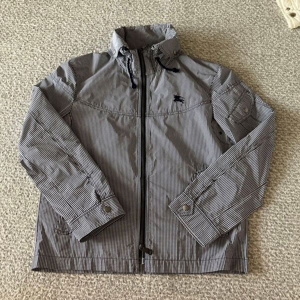 BURBERRY BLACK LABEL ジップアップジャケット ギンガムチェック
