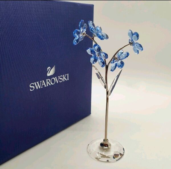 スワロフスキー 忘れな草 5490754 Swarovski 置物 フラワードリーム 花