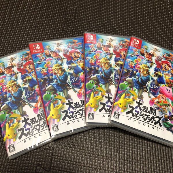 新品【Switch】 大乱闘スマッシュブラザーズ SPECIAL 4点セット