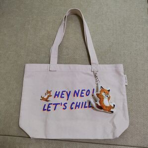 メゾンキツネコラボ トートバッグ maison kitsune laneige