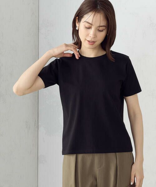 【新品タグ付き】COMME CA ISM コムサイズム 接触冷感 半袖 Tシャツ 黒