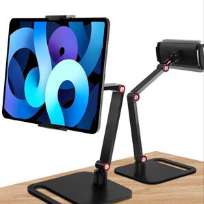 折りたたみ式タブレットスタンド 角度調整可能 ブラック