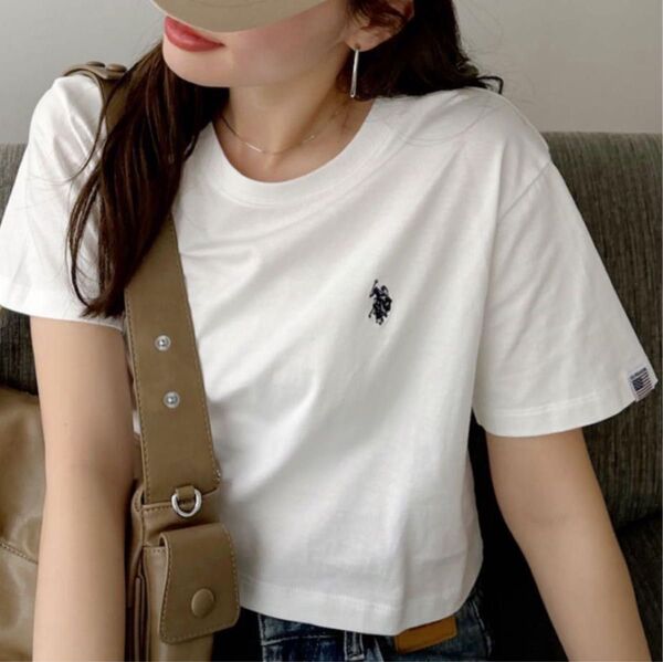 U.S. POLO ASSN. 半袖Tシャツ M ホワイト