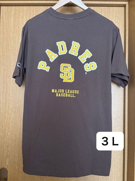 【新品未使用】MLB パドレス バックロゴ Tシャツ 3Lサイズ