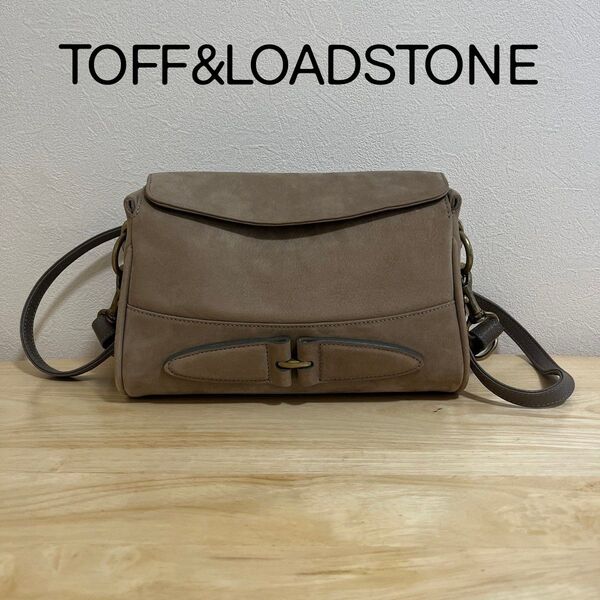 TOFF&LOADSTONE トフアンドロードストーン 2wayショルダーバッグ 斜めがけバッグ 肩掛けバッグ 大容量 美品